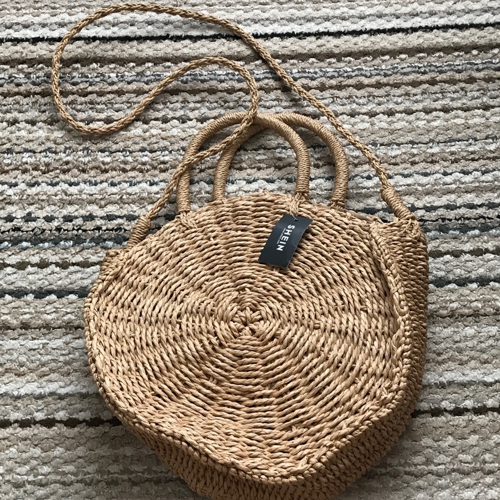 NEVER USED | Straw Crossbody Bag